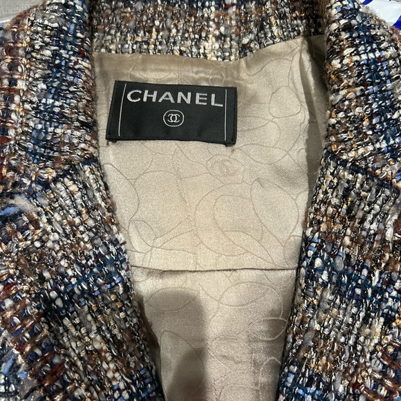 ✨CHANEL Winter Tweed 2004-vintage Jacket EXCELLENT like-new condtn Lagerfeld - Picture 5 of 16
